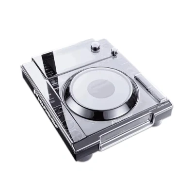 Image of Decksaver Cover for Pioneer DJ CDJ 900NXS Super Durable Polycarbonate Protective lid in Smoked Clear Colour, Made The UK DJs&#039; Choice Unbeatable Protection