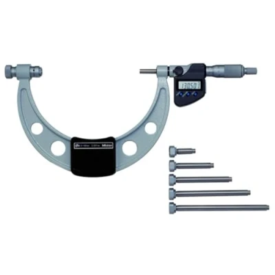 Image of Mitutoyo Digital Micrometer Interchangeable Anvil 0 150mm, IP65, Incl. 6 Anvils