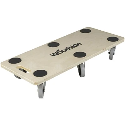 Image of Woodside Transport Roller Dolly Trolley 300kg Capacity Furniture Removal Platform Wheels