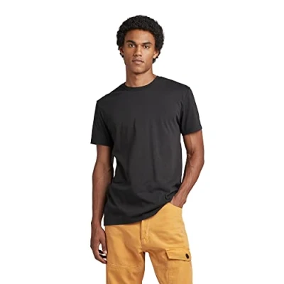 Image of G STAR RAW Men&#039;s Back Photo Print T Shirt, black (dk D23165 336 6484), XL