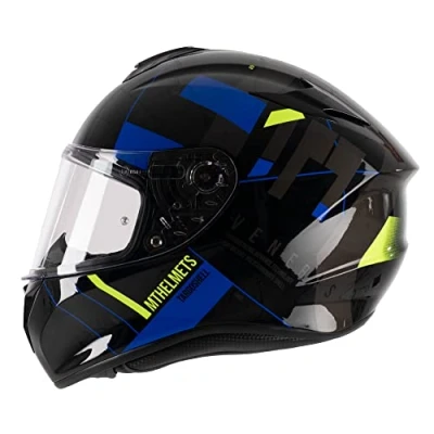 Image of MT Helmets Targo Full Face Motorcycle Helmet Veneris A1 Gloss Blue L