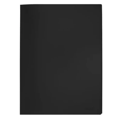 Image of Q Connect Polypropylene Display Book 10 Pocket Black KF01248