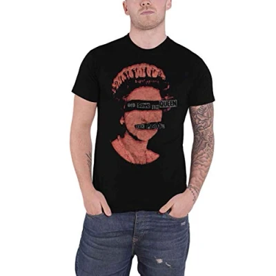 Image of Sex Pistols T Shirt God Save The Queen Diamond Official Unisex Black M
