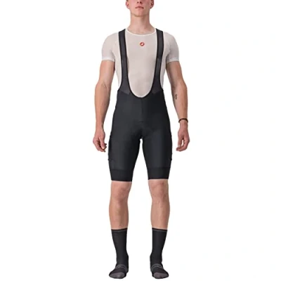 Image of CASTELLI 4523020 010 Unlimited Cargo BIBSHORT Men&#039;s Shorts Black XXXL