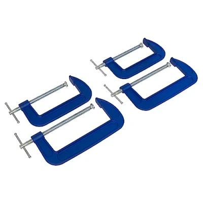 Image of Sealey G Clamp Set 150mm &amp; 200mm 4pc