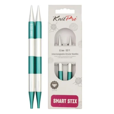 Image of KnitPro Knitting Pins: Circular: Interchangeable:, Metal, Assorted, 8mm