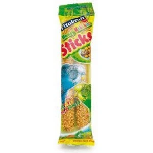 Image of 2 Budgie Honey Sticks Treat 60g Vitakraft (TP)(VITBHS)