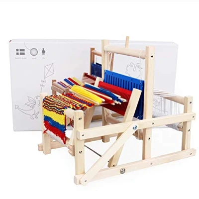 Image of FDYD Wooden Multi Craft Weaving Loom DIY Hand Knitting Machine Intellectual Toys for Beginners, Adults,Amateurs