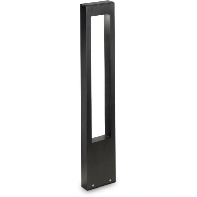 Image of Vega 1 Light Outdoor Bollard Black IP44, G9