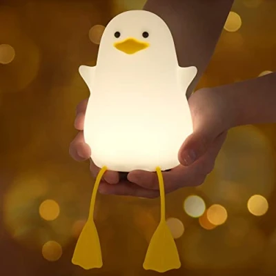 Image of Anywin Duck Night Light,Benson lamp,Cute Light for Kids with Warm Color &amp; Dimming Function, 1200mAh Rechargeable Baby 20&#039; Timer Touch Control, White…