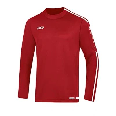 Image of JAKO Men&#039;s Sweat Striker 2.0 Sweatshirt, Chili Red/White, S
