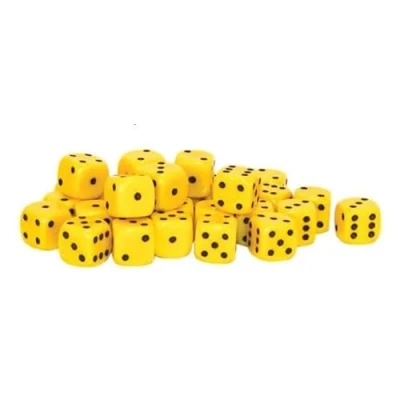Image of Warlord Games 30x D6 Dice Pack 10mm Classic (Yellow)