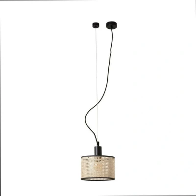 Image of Mambo Black, Rattan Pendant Lamp Ø210