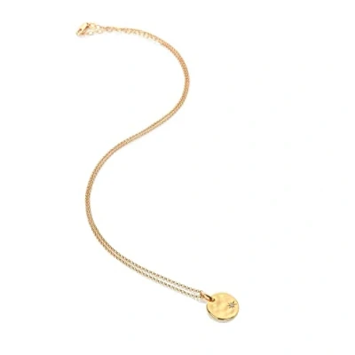 Image of Hot Diamonds X Jac Jossa HD JJ Lunar Pendant 18ct Gold Handset with a Real Diamond