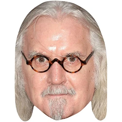 Image of Billy Connolly (Glasses) Celebrity Mask, Flat Card Face, Fancy Dress Mask