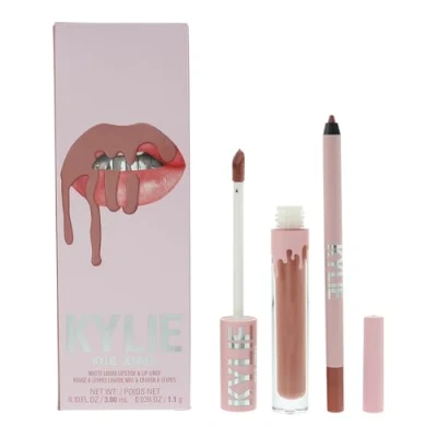 Image of Kylie Cosmetics Matte Lip Kit 3ml Liquid Lipstick + 1.1g Liner Candy K