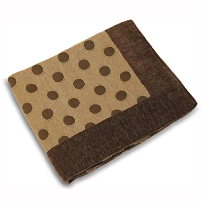 Image of Riva Home Luna Throw Mocha Size 145 cm x 180