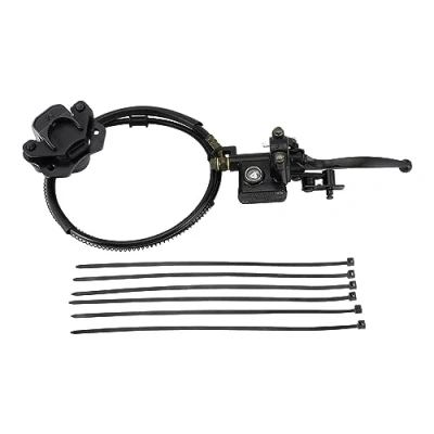Image of GOOFIT Left Hydraulic Brake Master Cylinder Caliper Replacement For Chinese 50cc 70cc 90cc 110cc 125cc 150cc 200cc 250cc Taotao Sunl ATV Quad