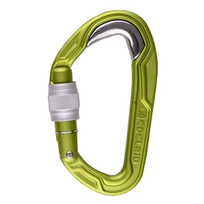 Image of EDELRID Carabiner, Bulletproof Screw, Oasis, D Shape, Steel Insert, 60g
