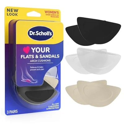 Image of Dr. Scholl’s Stylish Step Hidden Arch Support for Flats, 3 Pairs