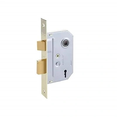 Image of Yale 2 Lever Mortice Basic Security, Brass Finish, 3 Inch/76 mm
