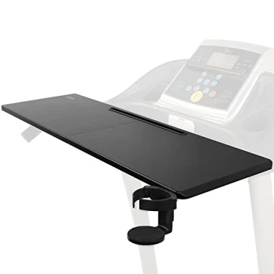 Image of VIVO Universal Treadmill Desk with Phone Slot and Cup Holder, Ergonomic Platform for Notebooks, Tablets, Laptops, More, Fits Handlebars up to 31 inches, STAND TDML2A