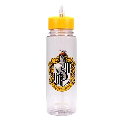 Image of Half Moon Bay Water Bottle Harry Potter Hufflepuff With Straw Drinks Kids Bottles Gifts For Girls &amp;