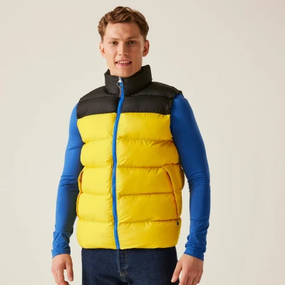 Image of Regatta Professional Men&#039;s Vintage Puffer Bodywarmer Solar Black, Size: 3XL