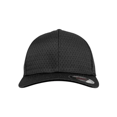 Image of Flexfit Athletic Mesh Cap, Black, one Size