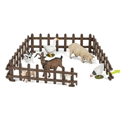Image of PAPO FARMYARD FRIENDS Tiere Accessories, 39215 Set of Fences, Multicolour, One Size