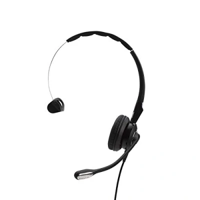 Image of Jabra Biz 2400 II USB A CC UC On Ear Mono Headset Unified Communications Optimised Noise cancelling Corded Headphone with HD Voice and Programmable Controller