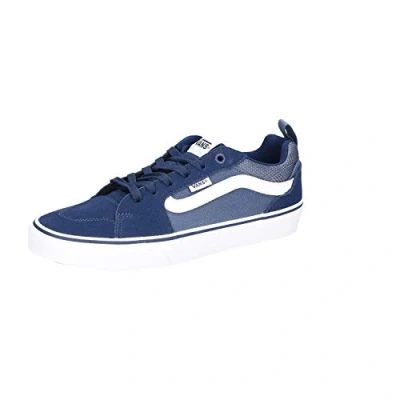 Image of Vans Men&#039;s Filmore Trainers, Blue ((Suede Canvas), 7.5 UK (41 EU)