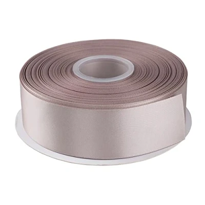 Image of AVANAVA 38mm Wide Double Face Satin Ribbon 45 Meters (823 Ash)