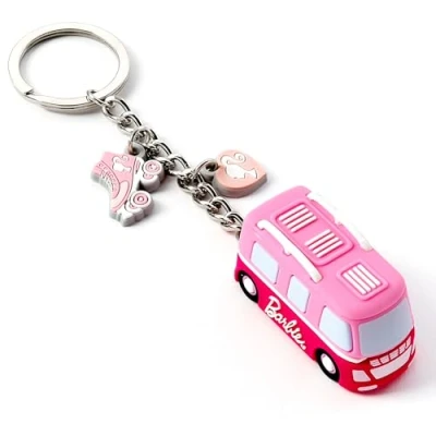 Image of Barbie Camper Van Keyring by The Carat Shop