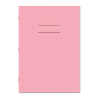Image of Hamelin A4 8 mm Ruled and Margin 64 Pages Exercise Book Pink (Pack of 50)