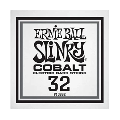 Image of Ernie Ball 10632 Bass String with Slinky Cobalt Detail Thread 032