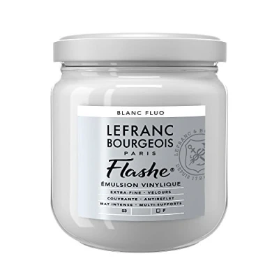 Image of Lefranc Bourgeois Acrylic Paint, Fluorescent White, 1 stück (1er Pack)