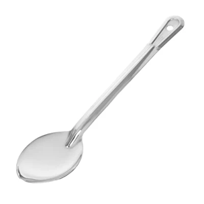 Image of Vogue Plain Serving Spoon 13in 330mm Stainless Steel Kitchen Food Utensil, Silver