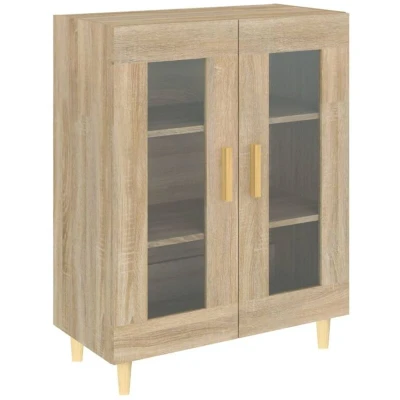 Image of Sideboard Sonoma Oak 69.5x34x90 cm Engineered Wood Vidaxl