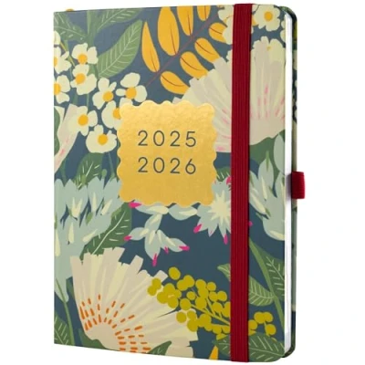 Image of Boxclever Press Everyday academic Diary 2025 2026 Week To View A5. Appointment Book with Vertical Layout &amp; Space for Times. A5 Mid Year runs Aug&#039;25 Aug&#039;26.