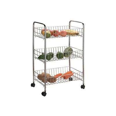 Image of Apollo Chrome Robust Vegetable Trolley
