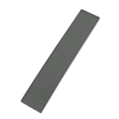 Image of WENKO Dish Drying Mat Slim Grey 8 x 42 cm
