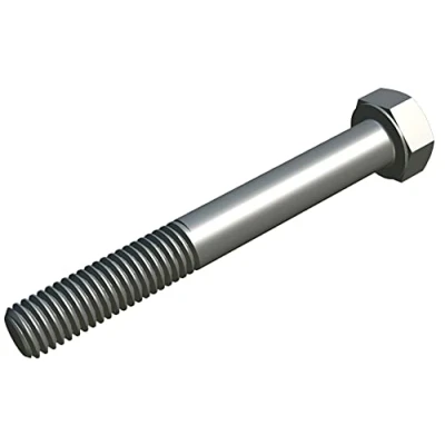Image of Hexagon Head Bolts with Shank (Pack of 10) Hex Class 8.8 High Tensile Zinc Plated Steel Mechanical Screws Certified Standard DIN931 ISO 4014 M8X90 (5.3 mm x 90 mm)