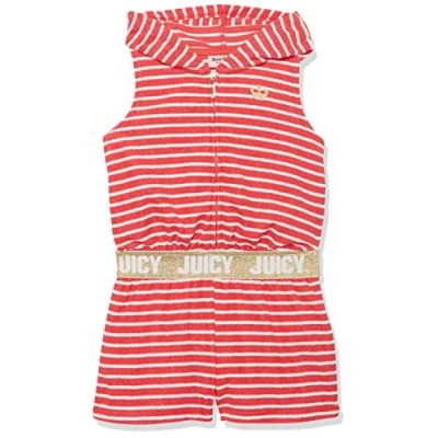 Image of Juicy Couture Women&#039;s Romper, Amusing Coral, 8
