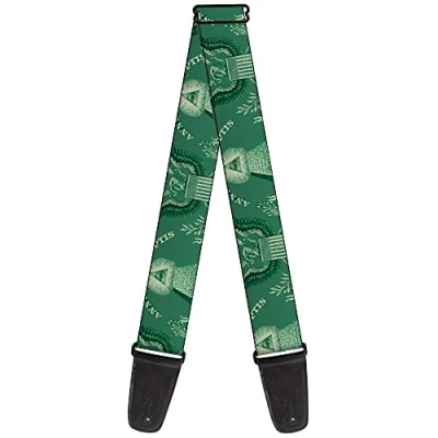 Image of Buckle Down GS W31545 &quot;One Dollar Bill Pyramid/Bald Eagle&quot; Guitar Strap