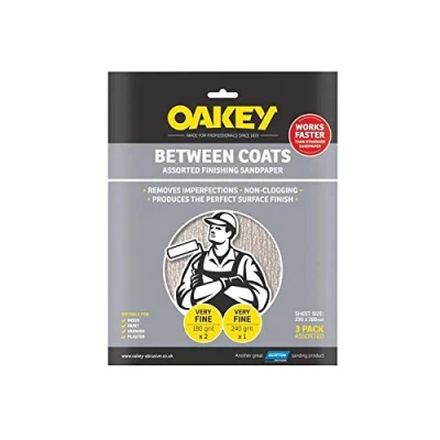 Image of Oakey OAK58625 Sand Paper Silicon Carbide Finishing, 230 x 280 mm