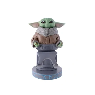 Image of Cable Guys Star Wars Grogu Seeing Stone Pose Gaming Accessories Holder &amp; Phone for Most Controller (Xbox, Play Station, Nintendo Switch)