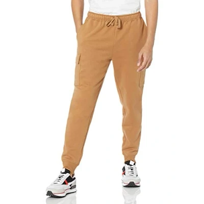 Image of Amazon Essentials Men&#039;s Cargo Fleece Joggers, Tan, S