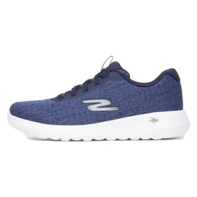 Image of Skechers Men&#039;s GO Walk MAX MIDSHORE Sneaker, Navy, 7 UK