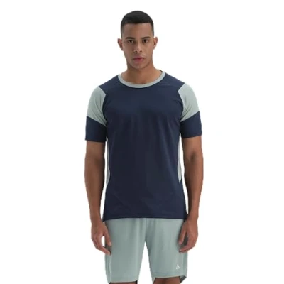 Image of Dagi Men&#039;s Short Sleeve, Crew Neck, Fashion, Regular T Shirt, Navy, S